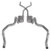 Pypes Performance Exhaust SGF41S Crossmember Back w/H-Pipe Exhaust System 70-74 F-Body Split Rear Dual Exit 2.5 in Intermediate And Tail Pipe Street Pro Mufflers/Hardware Incl Tip Not Incl Pypes Exhaust - Truck Part Superstore