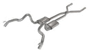 Pypes Performance Exhaust SGF43V Crossmember Back w/H-Pipe Exhaust System 70-74 F-Body Split Rear Dual Quarter Exit 3in Intermediate And Tail Pipe Violator Mufflers/Hardware Incl Tip Not Incl Polished 304 Stainless Pypes Exhaust - Truck Part Superstore