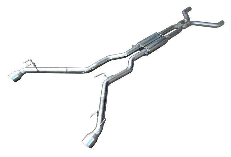 Pypes Performance Exhaust SGF52K Cat Back Exhaust System 10-14 Camaro V6 Split Rear Dual Exit 2.5 in Intermediate And Tail Pipe Muffler/Hardware/4 in Polished Tips Incl Polished Finish 409 Stainless Steel Pypes Exhaust - Truck Part Superstore