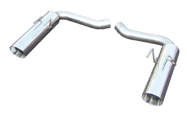 Pypes Performance Exhaust SGF53 Pype Bomb Series Axle Back Exhaust System 10-14 Camaro V8 Split Rear Dual Exit Hardware/4.5 in Polished Tips Incl Polished 409 Stainless Steel Pypes Exhaust - Truck Part Superstore