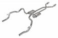 Pypes Performance Exhaust SGF911SE Crossmember Back w/X-Pipe Exhaust System 75-81 F-Body Split Rear Dual Exit 2.5 in Intermediate And Tail Pipe Street Pro Mufflers/Hardware Incl Catalytic Converter Incl Pypes Exhaust - Truck Part Superstore