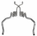 Pypes Performance Exhaust SGF941TE Crossmember Back w/H-Pipe Exhaust System 75-81 F-Body Split Rear Dual Exit 2.5 in Intermediate And Tail Pipe Turbo Pro Mufflers/Hardware Incl Catalytic Converter Incl Pypes Exhaust - Truck Part Superstore
