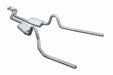 Pypes Performance Exhaust SGG53 Cat Back Exhaust System 78-88 GM G-Body Split Rear Dual Exit 2.5 in Intermediate And Tail Pipe Hardware Incl Muffler And Tip Not Incl Natural 409 Stainless Steel Pypes Exhaust - Truck Part Superstore