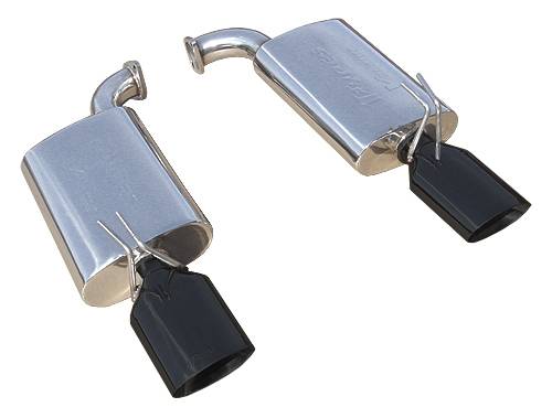 Pypes Performance Exhaust SGG60VSB Violator Series Axle Back Muffler System 08-09 G8 Split Rear Dual Exit Violator Muffler/Hardware/3x6 Oval Black Tips Incl Black Finish 304 Stainless Steel Pypes Exhaust - Truck Part Superstore