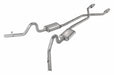 Pypes Performance Exhaust SGG920TE Crossmember Back w/X-Pipe Exhaust System 78-88 EL Camino Exc SS Split Rear Dual Exit 2.5 in Intermediate And Tail Pipe Turbo Pro Muffler/Hardware Incl Tip Not Incl Catalytic Converter Incl Pypes Exhaust - Truck Part Superstore