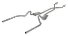 Pypes Performance Exhaust SGG922SE Crossmember Back w/X-Pipe Exhaust System 78-88 El Camino SS Split Rear Dual Exit 2.5 in Intermediate And Stainless Steel Tail Pipe Street Pro Muffler/Hardware Incl Tip Not Incl Catalytic Converter Incl Pypes Exhaust - Truck Part Superstore