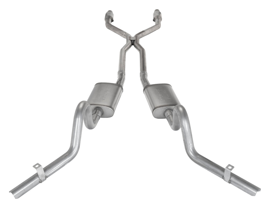Pypes Performance Exhaust SGG940TE Crossmember Back w/H-Pipe Exhaust System 78-88 EL Camino Exc SS Split Rear Dual Exit 2.5 in Intermediate And Tail Pipe Turbo Pro Muffler/Hardware Incl Tip Not Incl Catalytic Converter Incl Pypes Exhaust - Truck Part Superstore