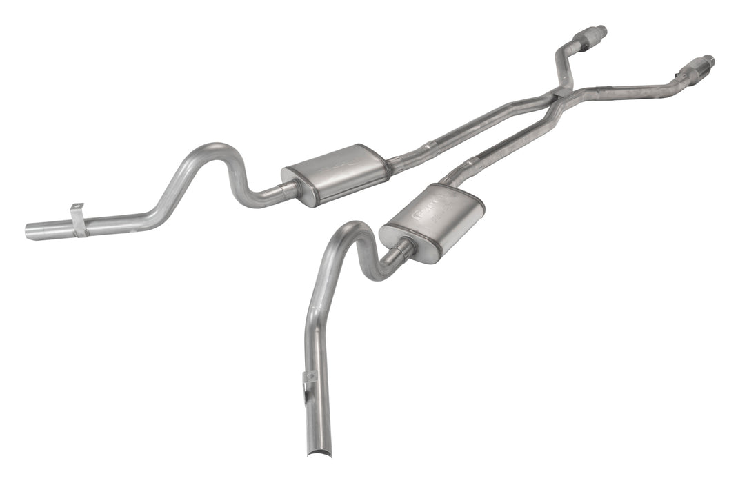 Pypes Performance Exhaust SGG940TE Crossmember Back w/H-Pipe Exhaust System 78-88 EL Camino Exc SS Split Rear Dual Exit 2.5 in Intermediate And Tail Pipe Turbo Pro Muffler/Hardware Incl Tip Not Incl Catalytic Converter Incl Pypes Exhaust - Truck Part Superstore