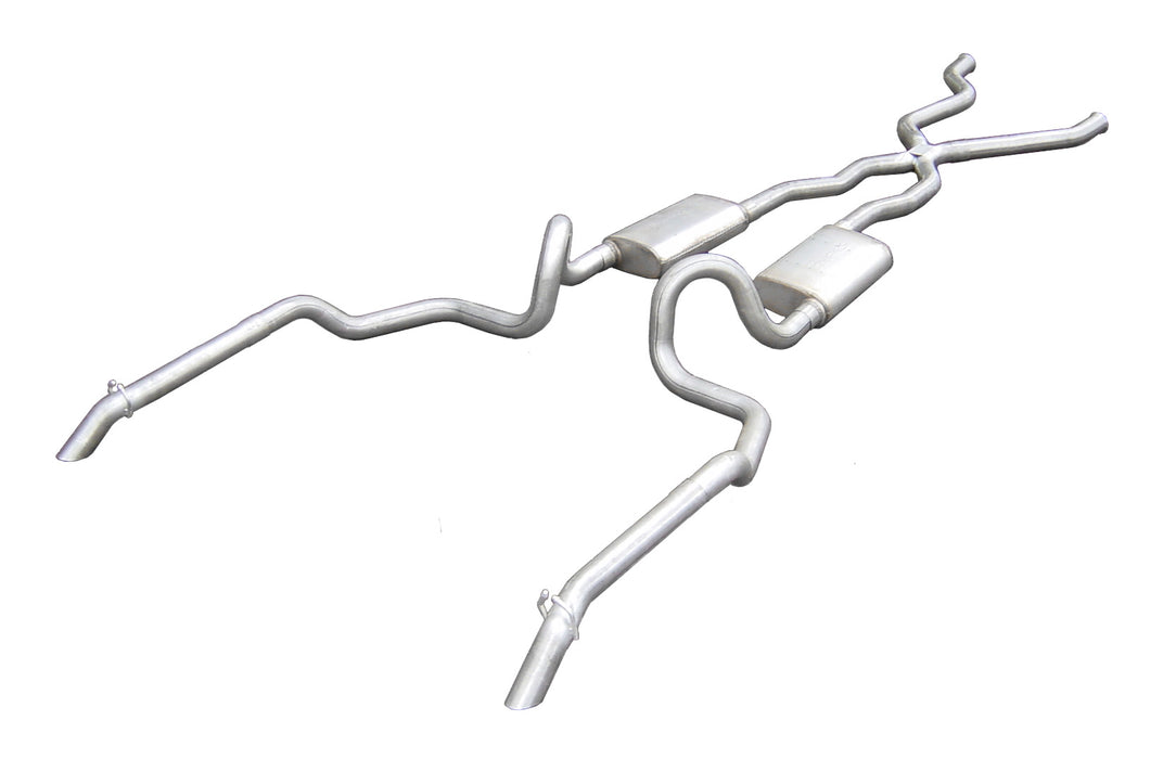 Pypes Performance Exhaust SGI10V Crossmember Back w/X-Pipe Exhaust System 94-96 Chevy Impala SS Split Rear Dual Exit 2.5 in Intermediate And Tail Pipe Violator Mufflers/Hardware Incl Tip Not Incl Pypes Exhaust - Truck Part Superstore