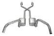 Pypes Performance Exhaust SGN975RE Crossmember Back w/X-Pipe Exhaust System 75-79 Nova Split Rear Dual Exit 2.5 in Intermediate And Tail Pipe Race Pro Muffler/Hardware Incl Tip Not Incl Catalytic Converter Incl Pypes Exhaust - Truck Part Superstore