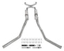 Pypes Performance Exhaust SGT75 Crossmember Back W/ X-Pipe Exhaust System 63-66 GM Truck Split Side Dual Exit 2.5 Inch Intermediate And Tailpipe Hardware Incl Muffler And Tip Not Incl Stainless Steel Pypes Exhaust - Truck Part Superstore