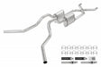 Pypes Performance Exhaust SGT75T Crossmember Back W/ X-Pipe Exhaust System 63-66 GM Truck Split Side Dual Exit 2.5 Inch Intermediate And Tailpipe Hardware Incl Turbo Pro Muffler Incl And Tip Not Incl Stainless Steel Pypes Exhaust - Truck Part Superstore