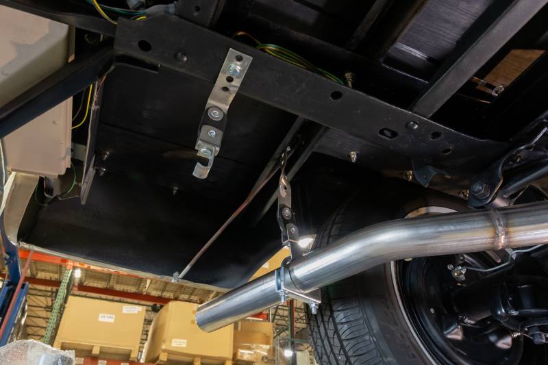 Pypes Performance Exhaust SGT76T Crossmember Back W/ H-Pipe Exhaust System 63-66 GM Truck Split Side Dual Exit 2.5 Inch Intermediate And Tailpipe Hardware Incl Turbo Pro Muffler Incl And Tip Not Incl Stainless Steel Pypes Exhaust - Truck Part Superstore
