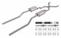 Pypes Performance Exhaust SGT77T 55-59 GM 2WD Truck 2.5 Inch Crossmember Back Exhaust Kit With Turbo Pro Mufflers Pypes Performance Exhaust - Truck Part Superstore