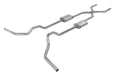 Pypes Performance Exhaust SGT78 Crossmember Back w/H-Pipe Exhaust System 67-74 GM Split Rear Dual Exit 2.5 in Intermediate And Tail Pipe Muffler And Tip Not Incl Natural Finish 409 Stainless Steel Pypes Exhaust - Truck Part Superstore
