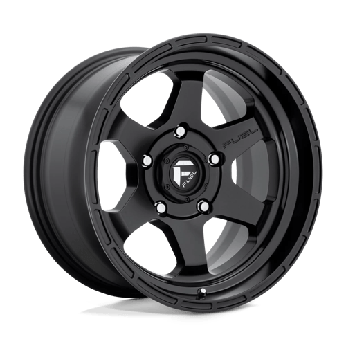 Fuel 1PC D66417908450 D664 17X9 6X5.5 MT-BLK 01MM - Truck Part Superstore
