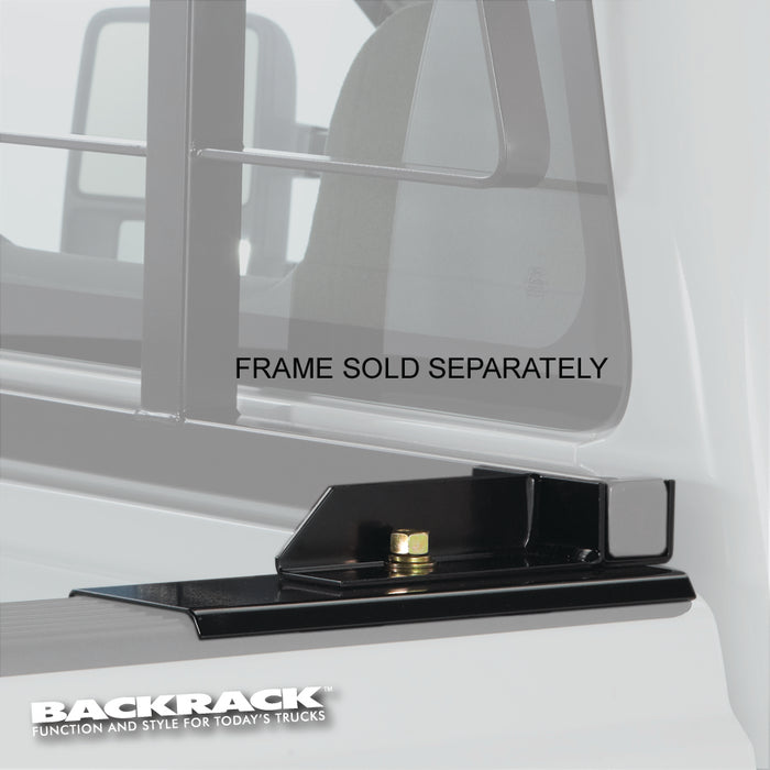 Backrack 30221 Installation Hardware Kit; Incl. Fasteners/Brackets/Railplates; No Drill; - Truck Part Superstore
