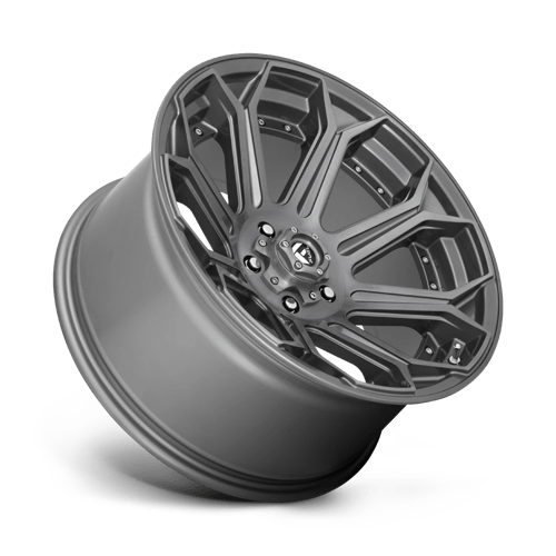 Fuel 1PC D70520007547 D705 20X10 5X5.0 BRSH-GNMTL-TTC -18MM - Truck Part Superstore
