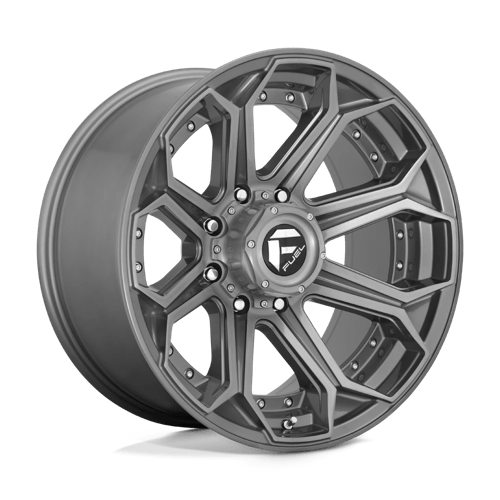 Fuel 1PC D70520001847 D705 20X10 8X180 BRSH-GNMTL-TTC -18MM - Truck Part Superstore