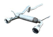 Pypes Performance Exhaust SJJ17S Cat Back Exhaust System 07-18 Wrangler JK 2 Door Split Rear Dual Exit 2.5 in Intermediate And Tail Pipe Street Pro Muffler/Hardware/4.5 in Polished Tips Incl Natural Finish 409 Stainless Steel Pypes Exhaust - Truck Part Superstore