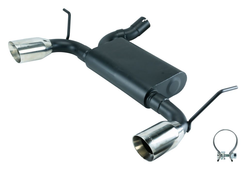 Pypes Performance Exhaust SJJ20S Jeep JK Dual Exit Axle Back 07-18 Wrangler JK Polished Tips 4 inch Pypes - Truck Part Superstore