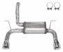 Pypes Performance Exhaust SJJ24S Axle-Back Exhaust System 18-22 Jeep Jl Dual Exit 2.5 Inch Intermediate And Tailpipe Street Pro Muffler Hardware Incl 4 Inch Dual Tips Included Stainless Steel Pypes Exhaust - Truck Part Superstore