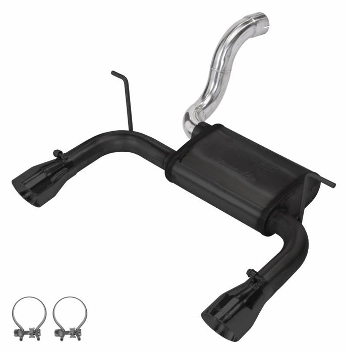 Pypes Performance Exhaust SJJ24SB Axle-Back Exhaust System 18-22 Jeep Jl Dual Exit 2.5 Inch Intermediate And Tailpipe Street Pro Muffler Hardware Incl Black 4 Inch Dual Tips Included Stainless Steel Pypes Exhaust - Truck Part Superstore