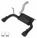 Pypes Performance Exhaust SJJ24SB Axle-Back Exhaust System 18-22 Jeep Jl Dual Exit 2.5 Inch Intermediate And Tailpipe Street Pro Muffler Hardware Incl Black 4 Inch Dual Tips Included Stainless Steel Pypes Exhaust - Truck Part Superstore