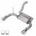Pypes Performance Exhaust SJJ24S Axle-Back Exhaust System 18-22 Jeep Jl Dual Exit 2.5 Inch Intermediate And Tailpipe Street Pro Muffler Hardware Incl 4 Inch Dual Tips Included Stainless Steel Pypes Exhaust - Truck Part Superstore