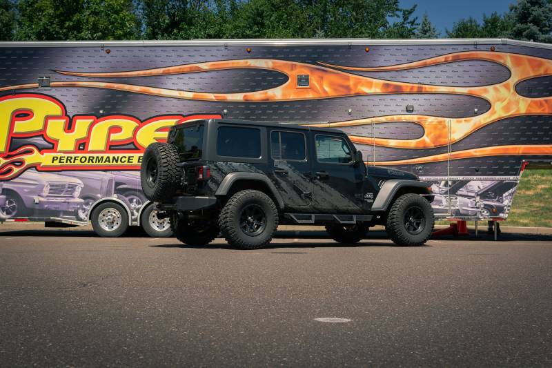 Pypes Performance Exhaust SJJ24S Axle-Back Exhaust System 18-22 Jeep Jl Dual Exit 2.5 Inch Intermediate And Tailpipe Street Pro Muffler Hardware Incl 4 Inch Dual Tips Included Stainless Steel Pypes Exhaust - Truck Part Superstore