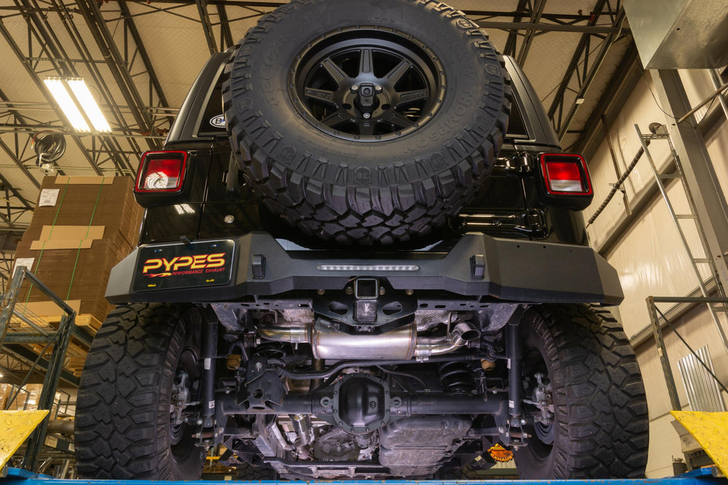 Pypes Performance Exhaust SJJ25SQ 2018-22 Jeep JL High Ground Clearance Quiet Cat-back Exhaust Kit  SJJ25SQ - Truck Part Superstore