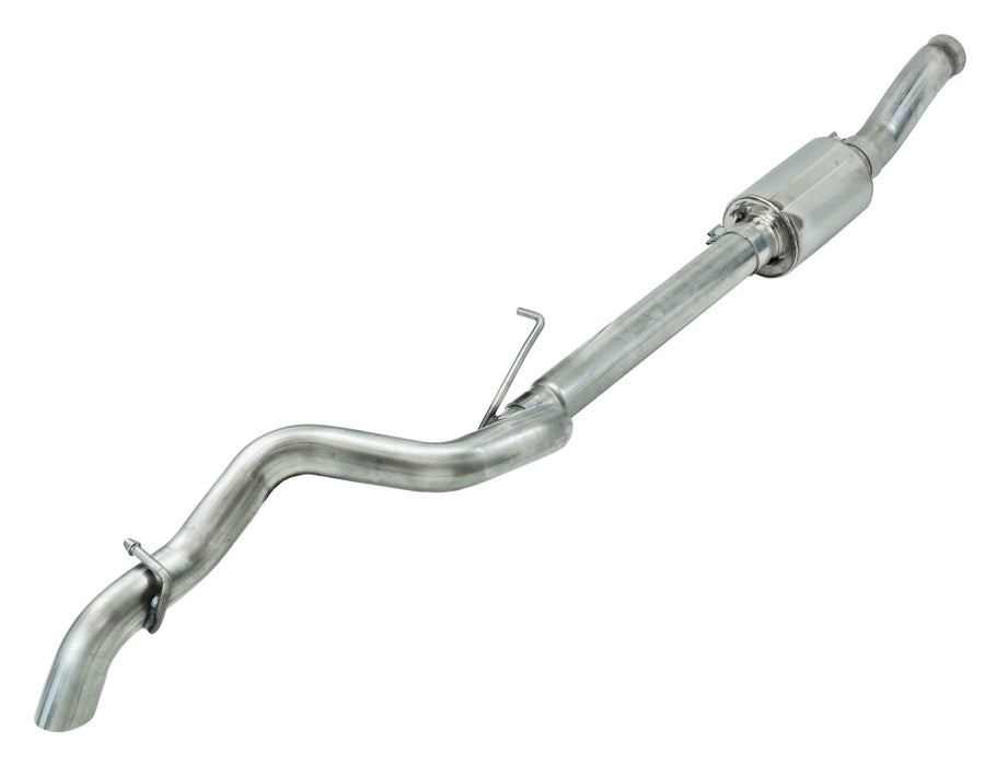 Pypes Performance Exhaust SJJ35R Cat Back Exhaust System 18-21 Jeep Wrangler JL 4 Door 2.0 4 Cyl High Ground Clearance Single Rear Exit 2.5 Inch Intermediate and Tail Pipe Race Pro Muffler/Hardware Incl Tip Not Incl Natural Finish 409 Stainless Steel - Truck Part Superstore