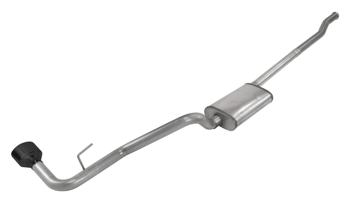 Pypes Performance Exhaust SJJ50SB Cat-Back Exhaust System 2020-PresJeep JT Gladiator Single side exit 2.5 in Intermediate And Tail Pipe Street Pro Mufflers/Hardware Incl black Tip Incl Pypes Exhaust - Truck Part Superstore