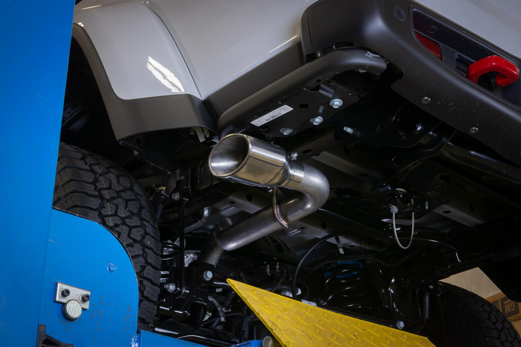Pypes Performance Exhaust SJJ50S Cat-Back Exhaust System 2020-Pres Jeep JT Gladiator Single Side Exit 2.5 in Intermediate And Tail Pipe Street Pro Mufflers/Hardware Incl Tip Incl Pypes Exhaust - Truck Part Superstore