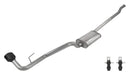 Pypes Performance Exhaust SJJ51SB Cat-Back Exhaust System 2020-Pres Jeep JT Gladiator Rubicon Single side exit 2.5 in Intermediate And Tail Pipe Street Pro Mufflers/Hardware Incl black Tip Incl Pypes Exhaust - Truck Part Superstore