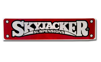 Skyjacker SKY-DECAL Skyjacker Link Decal Brushed Chrome 2 Inch X 9 Inch - Truck Part Superstore