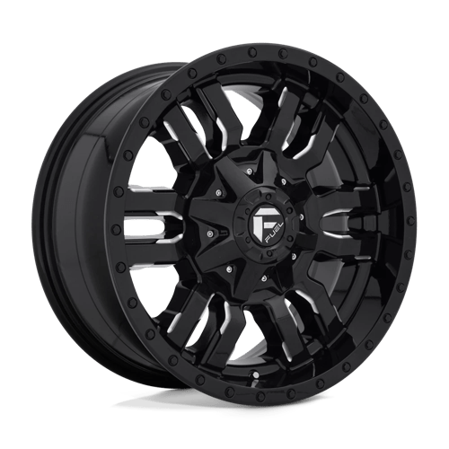 Fuel 1PC D59518908257 D595 18X9 8X6.5 GL-BLK-MIL 20MM - Truck Part Superstore