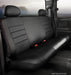 FIA SL69-2 BLK/BLK LeatherLite™ Custom Seat Cover; Leatherette; Solid Black; Bench Seat; - Truck Part Superstore