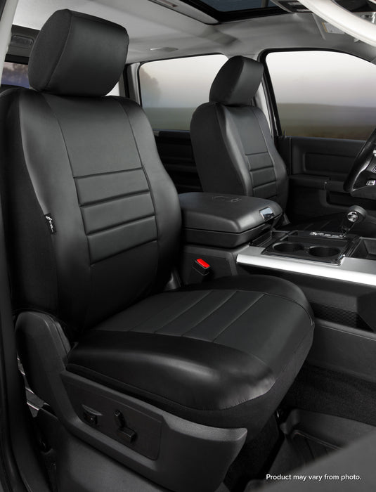 FIA SL68-39 BLK/BLK LeatherLite™ Custom Seat Cover - Truck Part Superstore