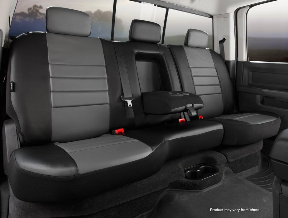 FIA SL62-52 GRAY LeatherLite™ Custom Seat Cover - Truck Part Superstore