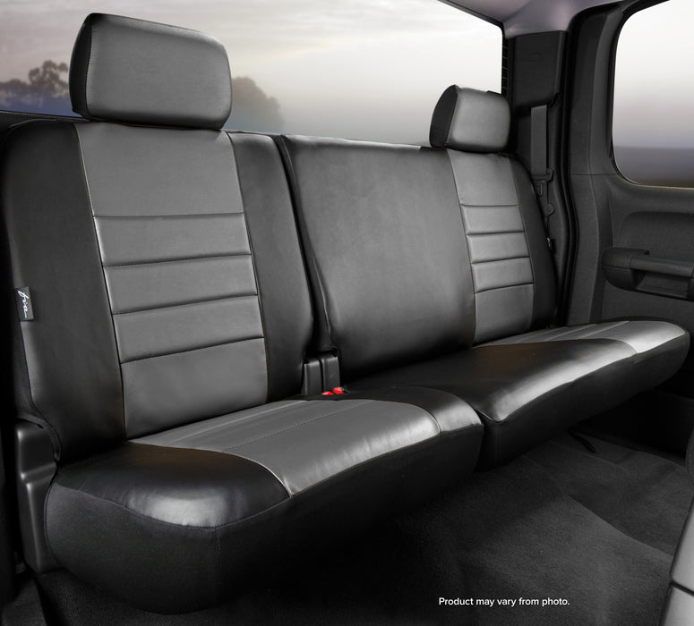FIA SL62-88 GRAY LeatherLite™ Custom Seat Cover - Truck Part Superstore