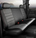 FIA SL67-7 GRAY LeatherLite™ Custom Seat Cover; Leatherette; Gray/Black; Bench Seat; - Truck Part Superstore