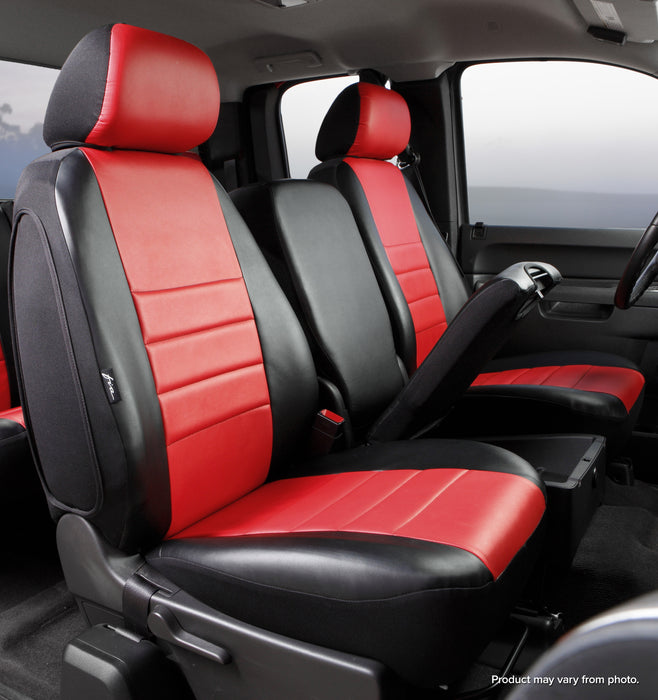 FIA SL67-24 RED LeatherLite™ Custom Seat Cover - Truck Part Superstore