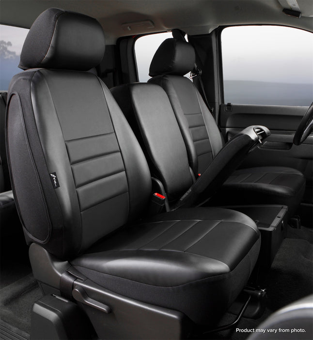 FIA SL69-17 BLK/BLK LeatherLite™ Custom Seat Cover - Truck Part Superstore