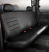 FIA SL62-78 BLK/BLK LeatherLite™ Custom Seat Cover; Bench Seat; Solid Black; - Truck Part Superstore