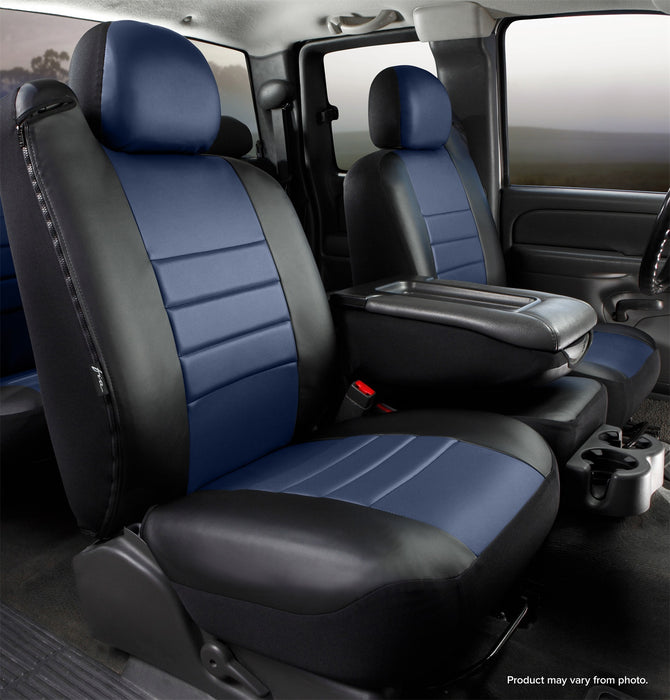 FIA SL68-37 BLUE LeatherLite™ Custom Seat Cover - Truck Part Superstore