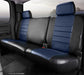 FIA SL62-54 BLUE LeatherLite™ Custom Seat Cover; Leatherette; Blue/Black; Split Seat 40/60; - Truck Part Superstore