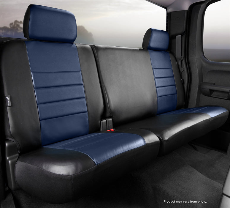 FIA SL62-30 BLUE LeatherLite™ Custom Seat Cover - Truck Part Superstore