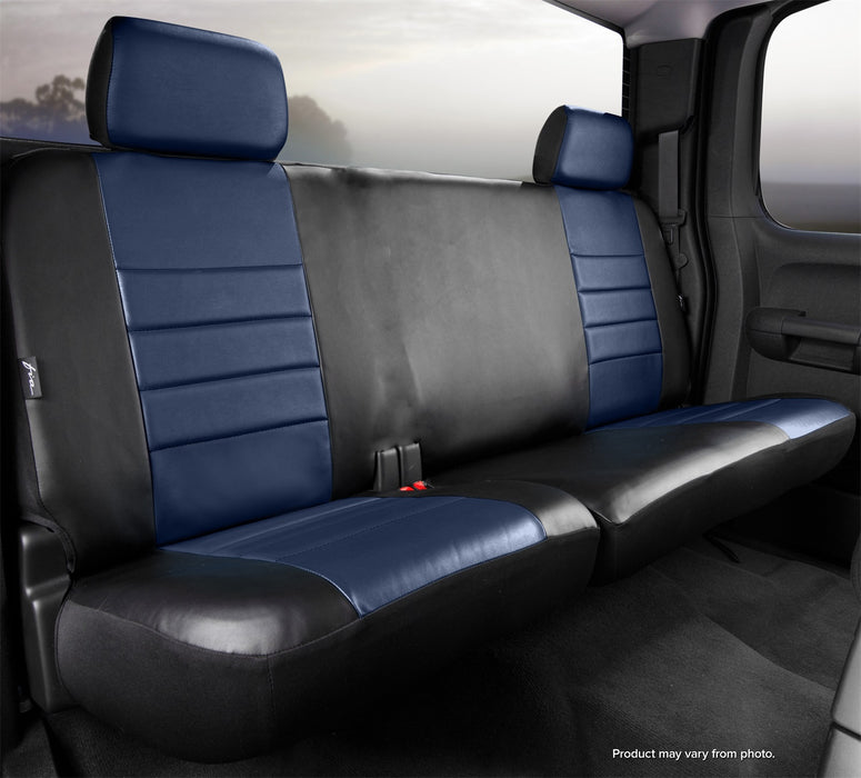 FIA SL62-68 BLUE LeatherLite™ Custom Seat Cover - Truck Part Superstore