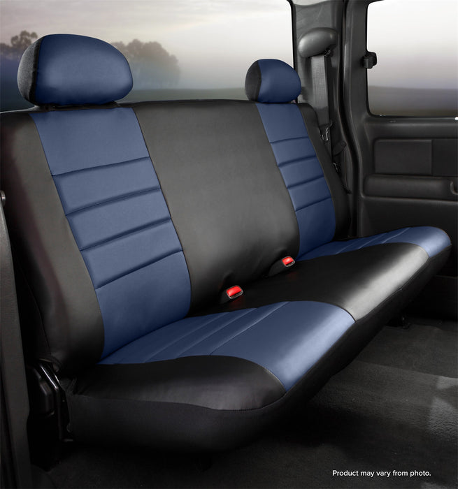 FIA SL62-43 BLUE LeatherLite™ Custom Seat Cover - Truck Part Superstore